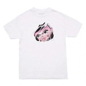 Soto worldwide women’s white skinrip shirt M L129-22